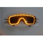 LED Rivet Punk Glasses for LED Growing Light Performance Stage